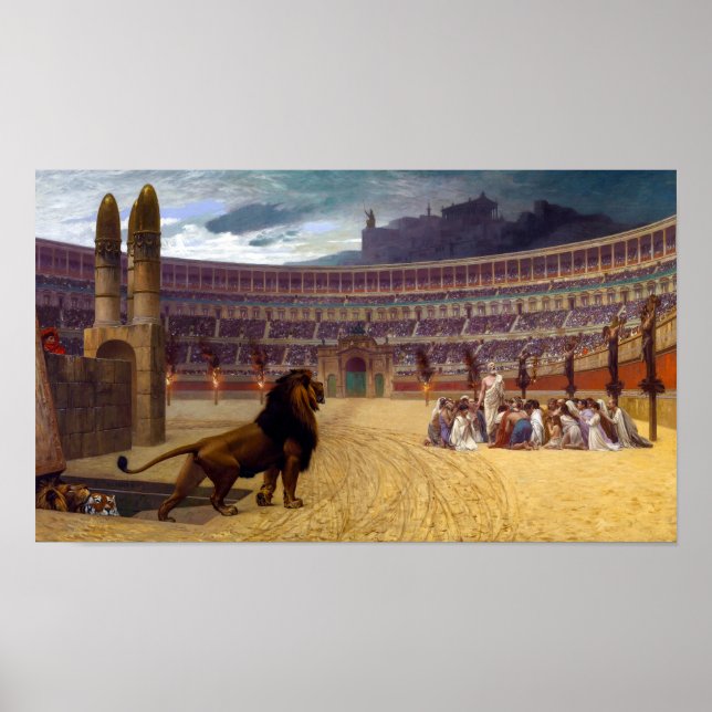 Christian Martyrs’ Last Prayer | J-L Gérôme | Poster (Front)