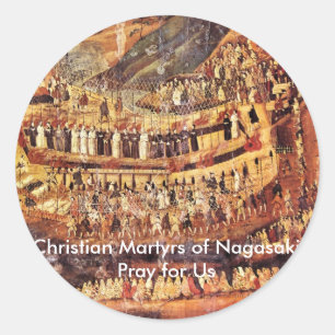 Christian Martyrs of Nagasaki Small Stickers (20/p