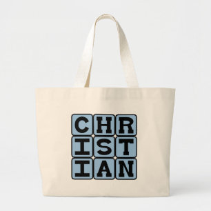 Christian, Member of Religion Large Tote Bag