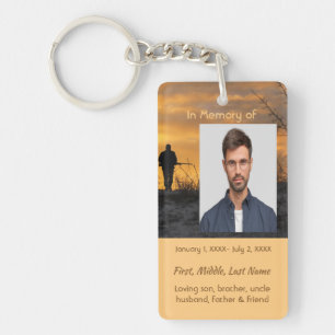 Christian Memorial  Hunter Hunting Stalking Game  Key Ring
