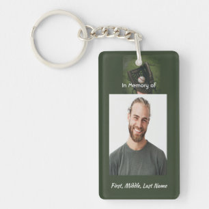 Christian Memorial Keepsake Baseball Game Player  Key Ring
