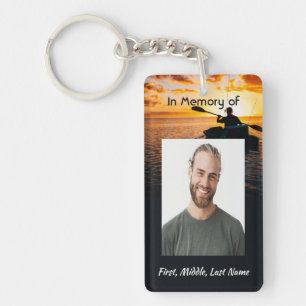 Christian Memorial Pocket Card Kayaking Sport  Key Ring