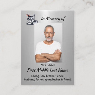 Christian Memorial Semi-Truck Tractor-trailer Business Card