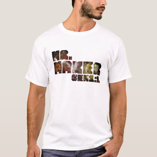 Christian Mens Shirt Mr Maker Scripture Genesis (Front)