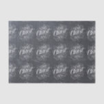 Christian Merry Christmas Chalkboard Calligraphy Tissue Paper<br><div class="desc">We say 'Merry Christmas' very often during the season, but sometimes we tend to forget where this greeting actually originates from. Here is a wonderfully elegant piece of custom hand lettering in the fashionable chalkboard look to give a gentle nudge back into the direction of Jesus. Professional calligraphy by Ivan...</div>