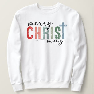 Christian Merry Christmas - Faith-Based Holiday Sweatshirt