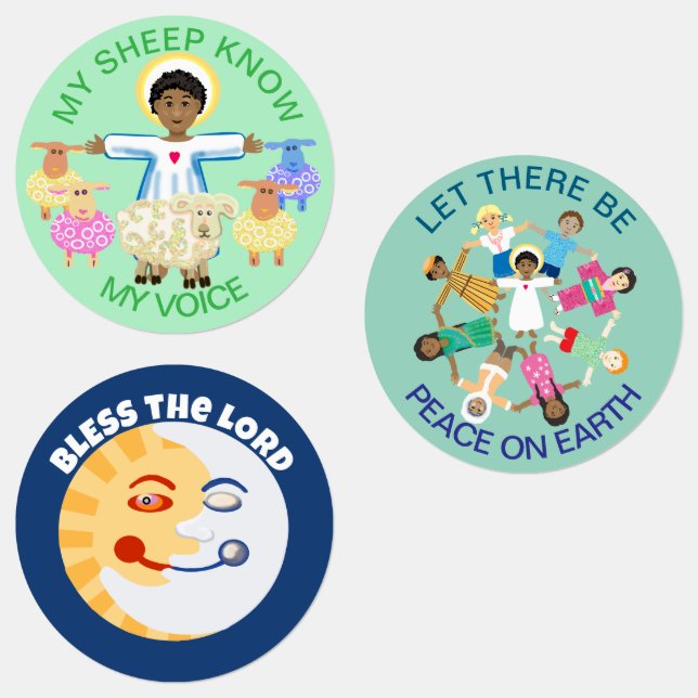 Christian message Labels (Group)