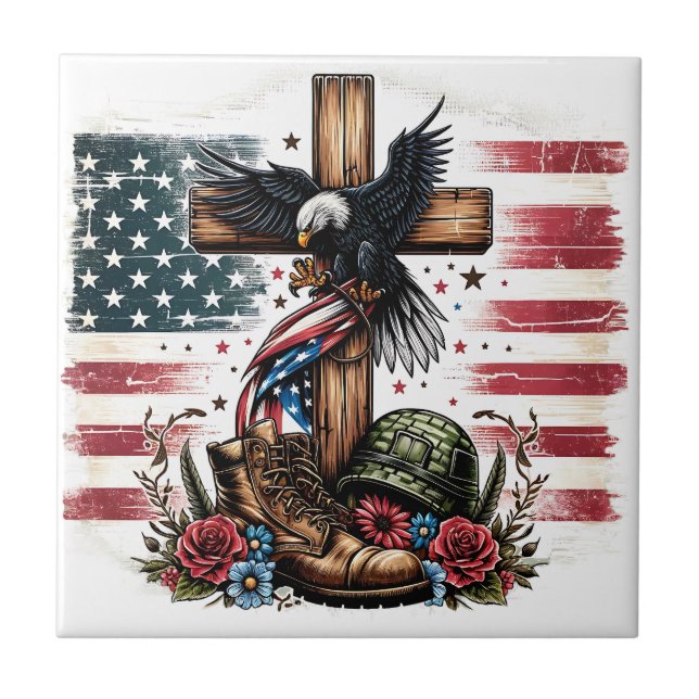 Christian Military Tile (Front)