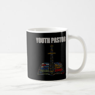 Christian Minister Word Cloud Youth Pastor Appreci Coffee Mug