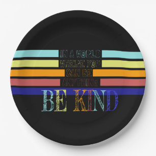 Christian Miracle Worker BE Kind Paper Plate
