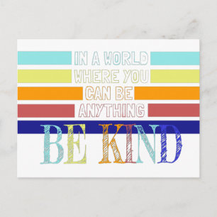 Christian Miracle Worker BE Kind Postcard