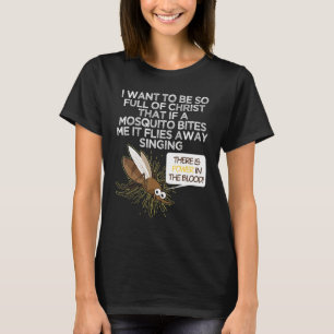 Christian Mosquito Gag Jokes Religious Christian T-Shirt