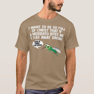 Christian Mosquito Gag Jokes Religious Christian T-Shirt