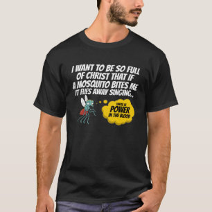 Christian Mosquito  Gag Jokes Religious Christian T-Shirt