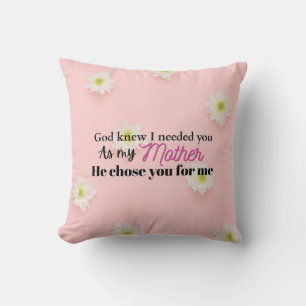 Christian Mother's day gift gift for mum faith mum Cushion