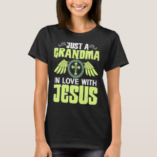 Christian Mother's Day Just A Grandma In Love With T-Shirt