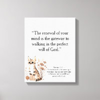 Christian Motivational Wall Art (Editable)