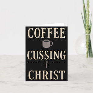 Christian Mum Faith Humour Blessed Flaws Coffee An Card