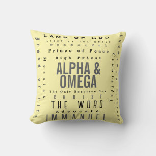 Christian Names Of God, Modern Simple Cushion