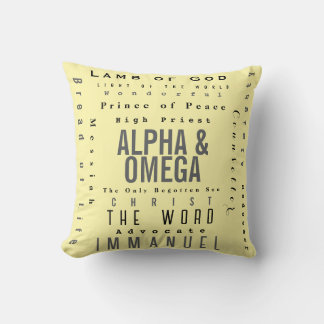 Christian Names Of God, Modern Simple Cushion