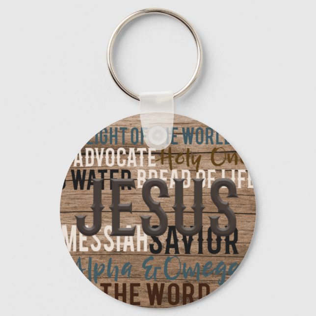 Christian Names of Jesus Key Ring (Front)