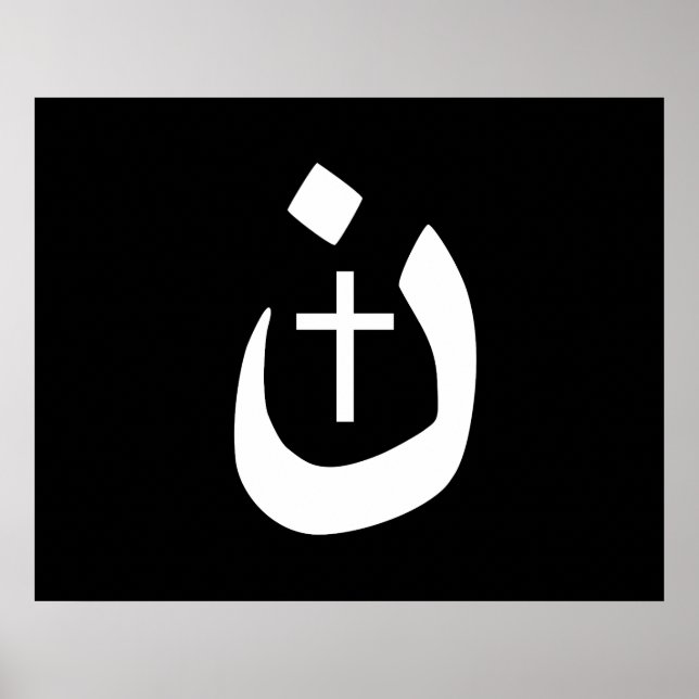 Christian Nazarene Cross Spiritual Poster (Front)