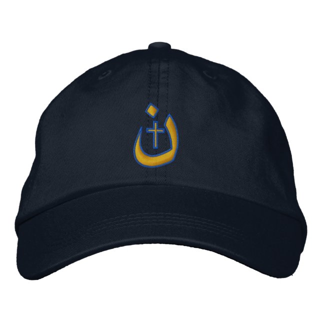Christian Nazarene Symbol Solidarity Stitches Embroidered Hat (Front)