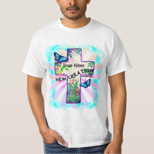 Christian New Creation Cross  T-Shirt