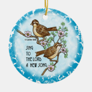 Christian New Song Ornament