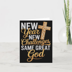 Christian New Years 2026 Happy New Year Same Great Card