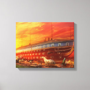 Christian - Noah's Ark - The beginning Canvas Print