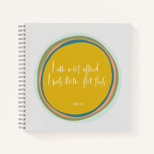 Christian Notebook | St Joan of Arc (Front)