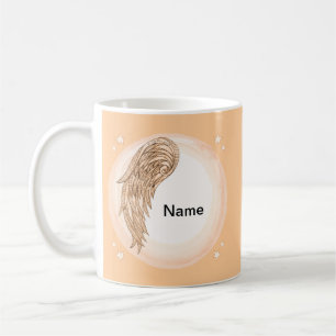 Christian one wing angel coffee mug