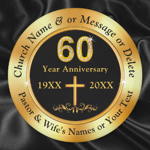 Christian or 60th Church Anniversary, Favours Magnet