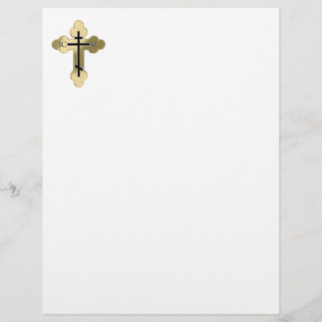 Christian orthodox cross (Front)