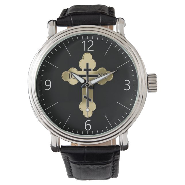 Christian orthodox cross watch (Front)