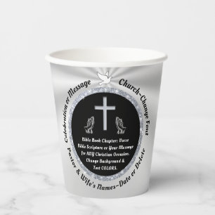 Christian Paper Cups, for Christian, Church Party Paper Cups