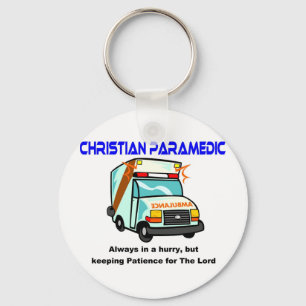 Christian Paramedic religious gift Key Ring