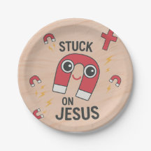 Christian party celebration theme tableware