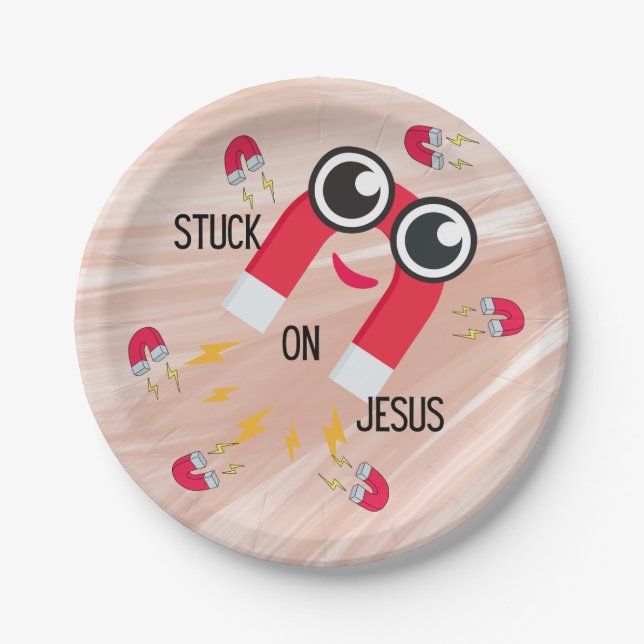 Christian party celebration theme tableware paper plate (Front)