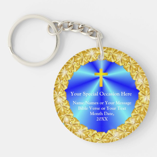 Christian Party favours Acrylic Keychain (Front)