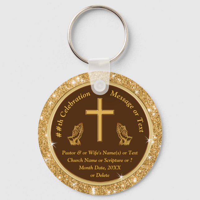 Christian Party Favours for Adults for ANY OCCASIO Key Ring (Front)