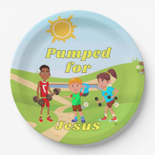 Christian party tableware theme Paper Plate
