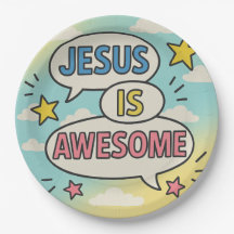 Christian party tableware theme