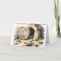 Christian Passover Greeting Card: The Empty Tomb