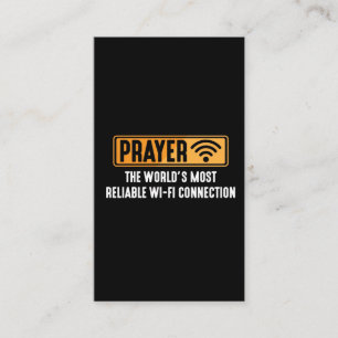 Christian Pastor Prayer Jesus Faith Connection Business Card