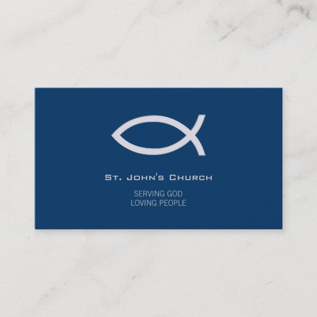 Christian | Pastor | Priest Business Card (Front)