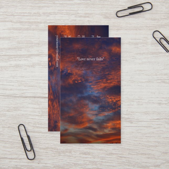 Christian | Pastor | Priest Business Card (Front/Back In Situ)