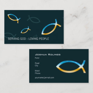 Christian Pastor Priest Business Card