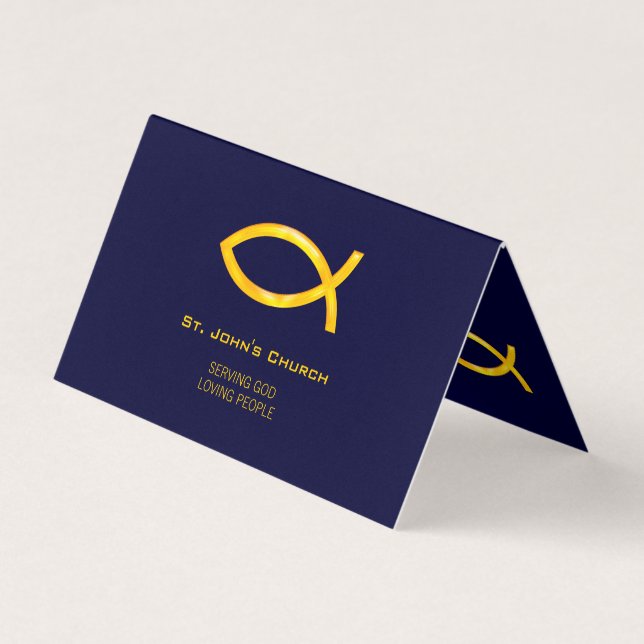 Christian | Pastor | Priest Business Card (Front)